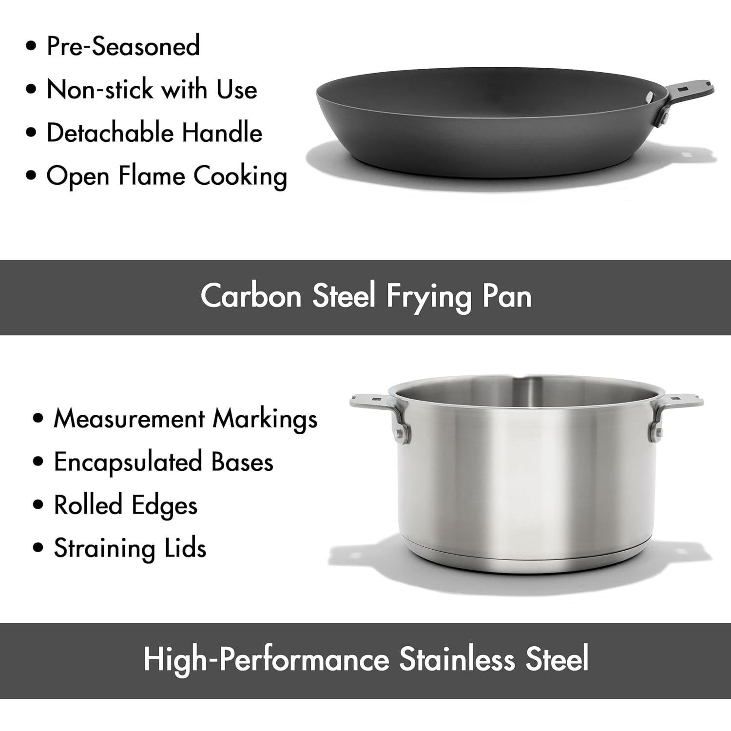 Set de Utensilios de Camping OXO Outdoor 8 Piezas Acero Inoxidable