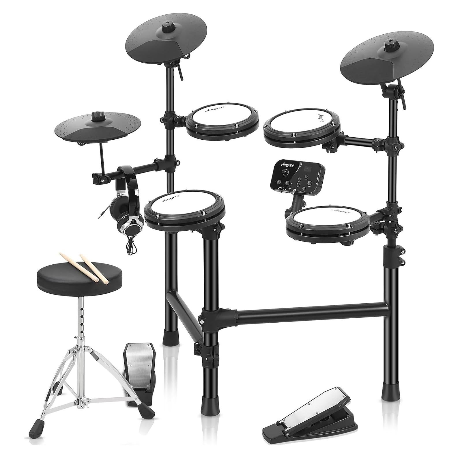 Batería Electrónica GAOMON con 4 Almohadillas y 150 Sonidos