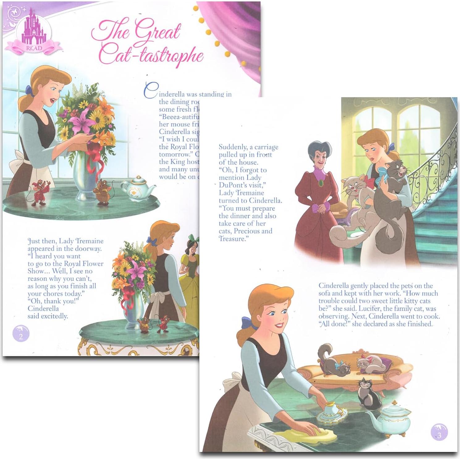 Conjunto de Libros para Colorear Princesas Disney - 7 Libros