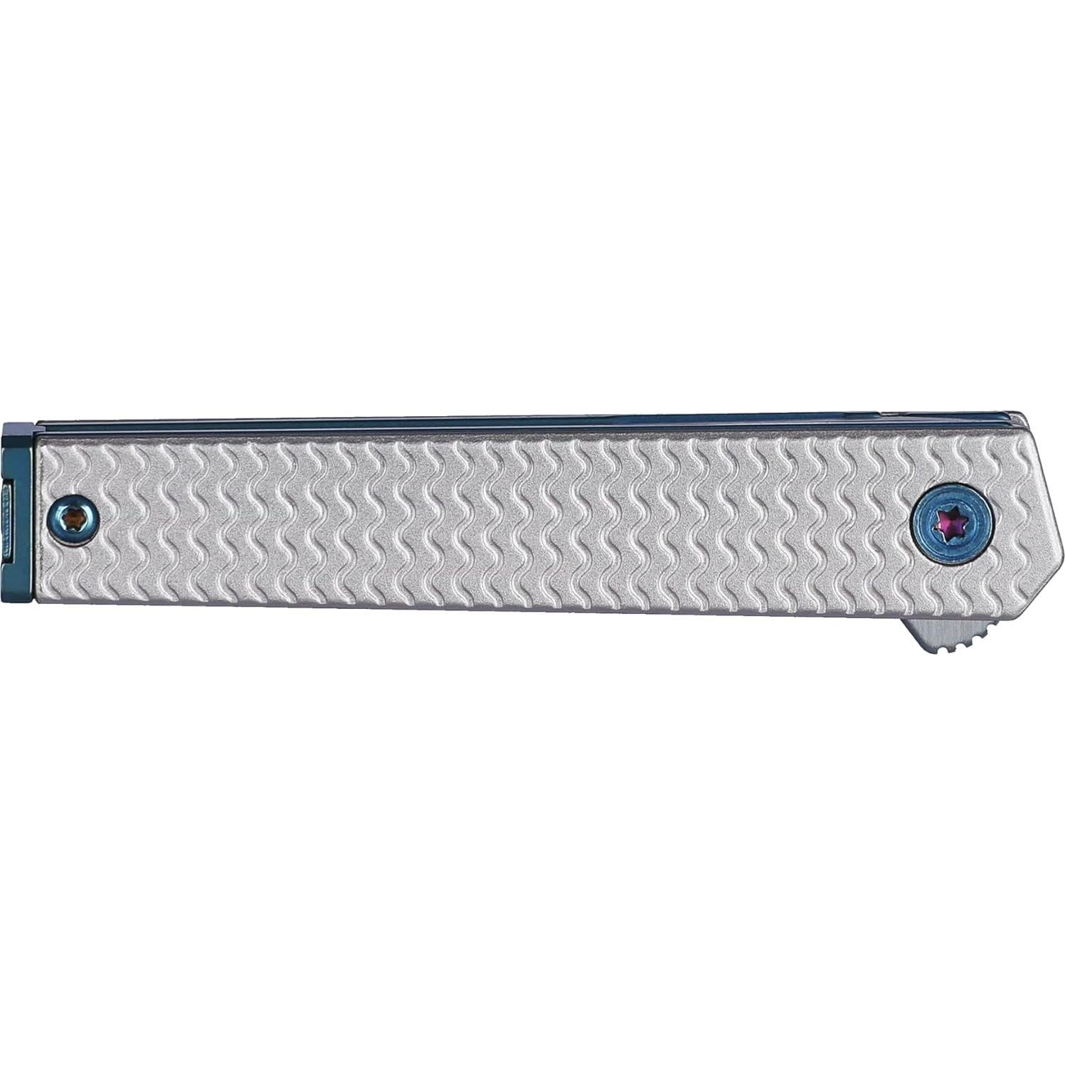 CRKT Ceo Microflipper EDC Folding Pocket Knife: Gentleman's Knife, Everyday Carry, Liner Lock, Aluminum Handle with Deep Carry Pocket Clip 7083