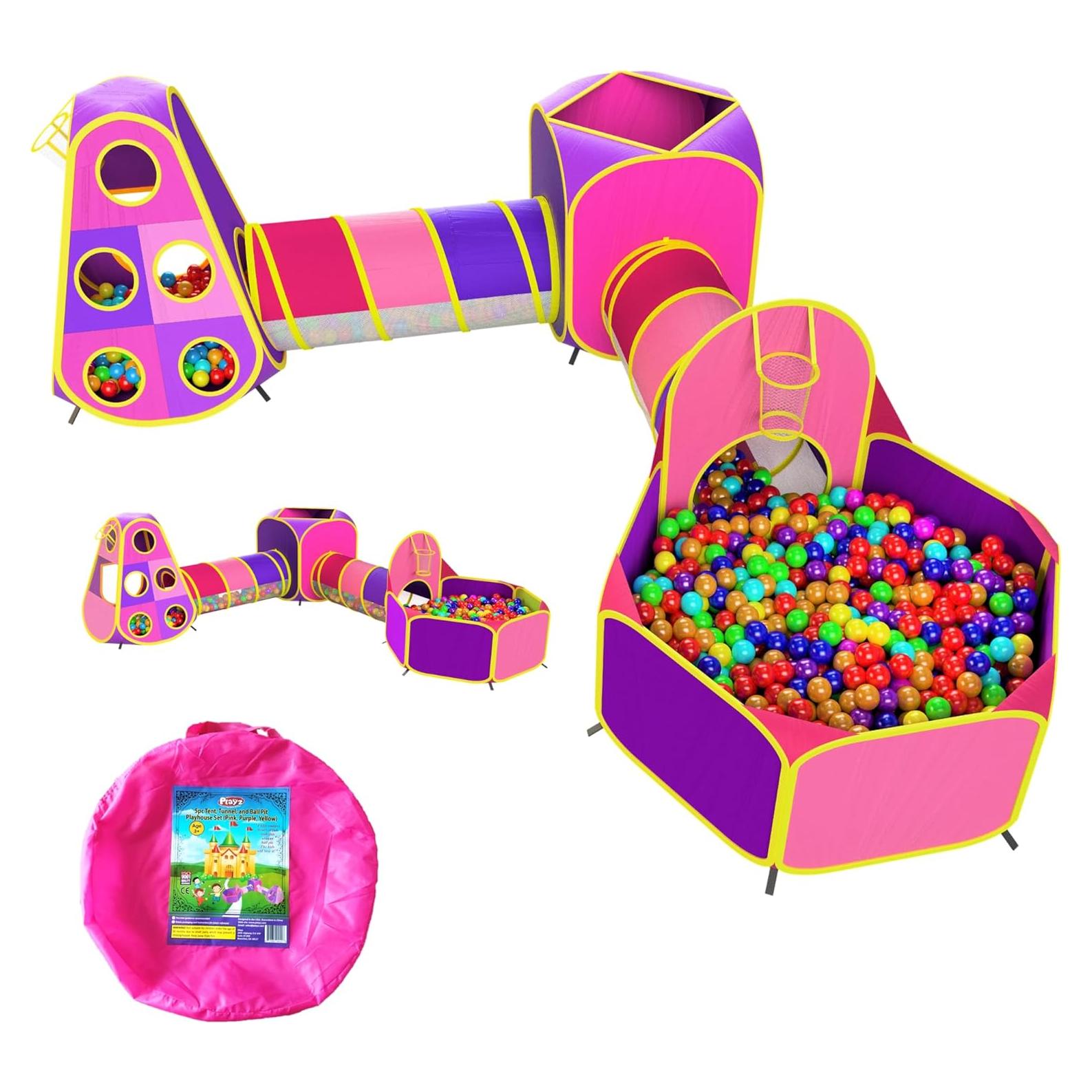 Casa de Juego Plegable Playz 5 Piezas con Piscina de Pelotas