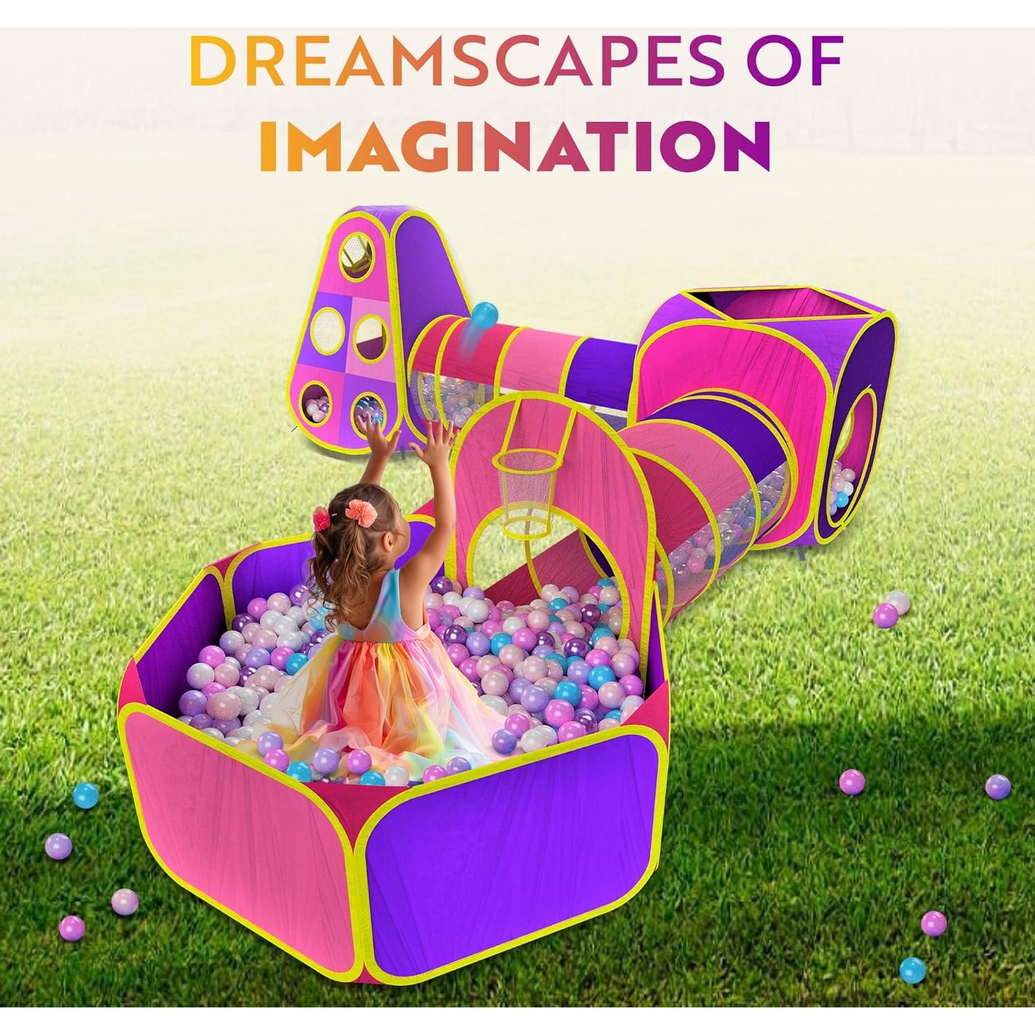 Casa de Juego Plegable Playz 5 Piezas con Piscina de Pelotas