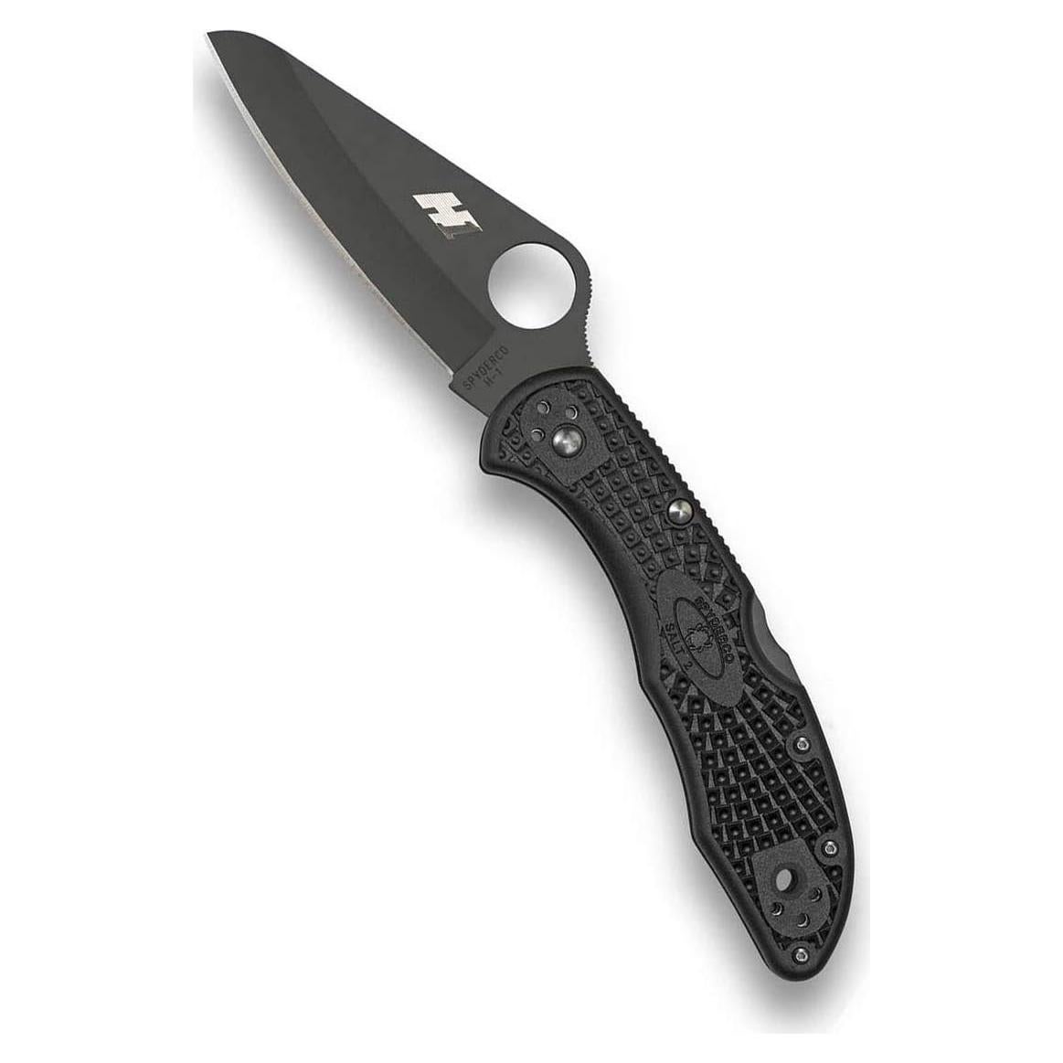 Cuchillo Plegable Spyderco Salt 2 Negro 7.62 cm Acero H-1