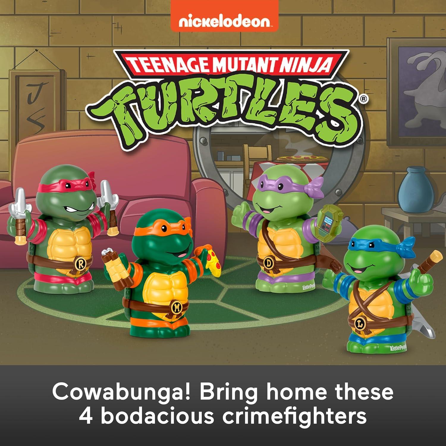 Conjunto de Figuras Little People Collector TMNT - 4 Figuras