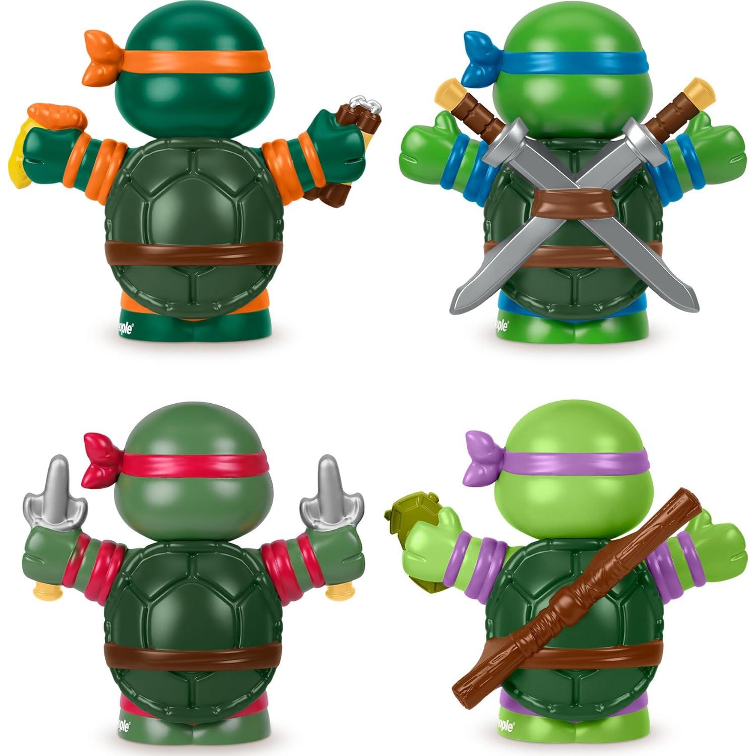 Conjunto de Figuras Little People Collector TMNT - 4 Figuras