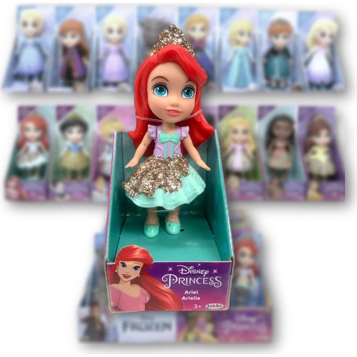 Muñeca Mini Poseable Disney Ariel 15 cm para Regalo