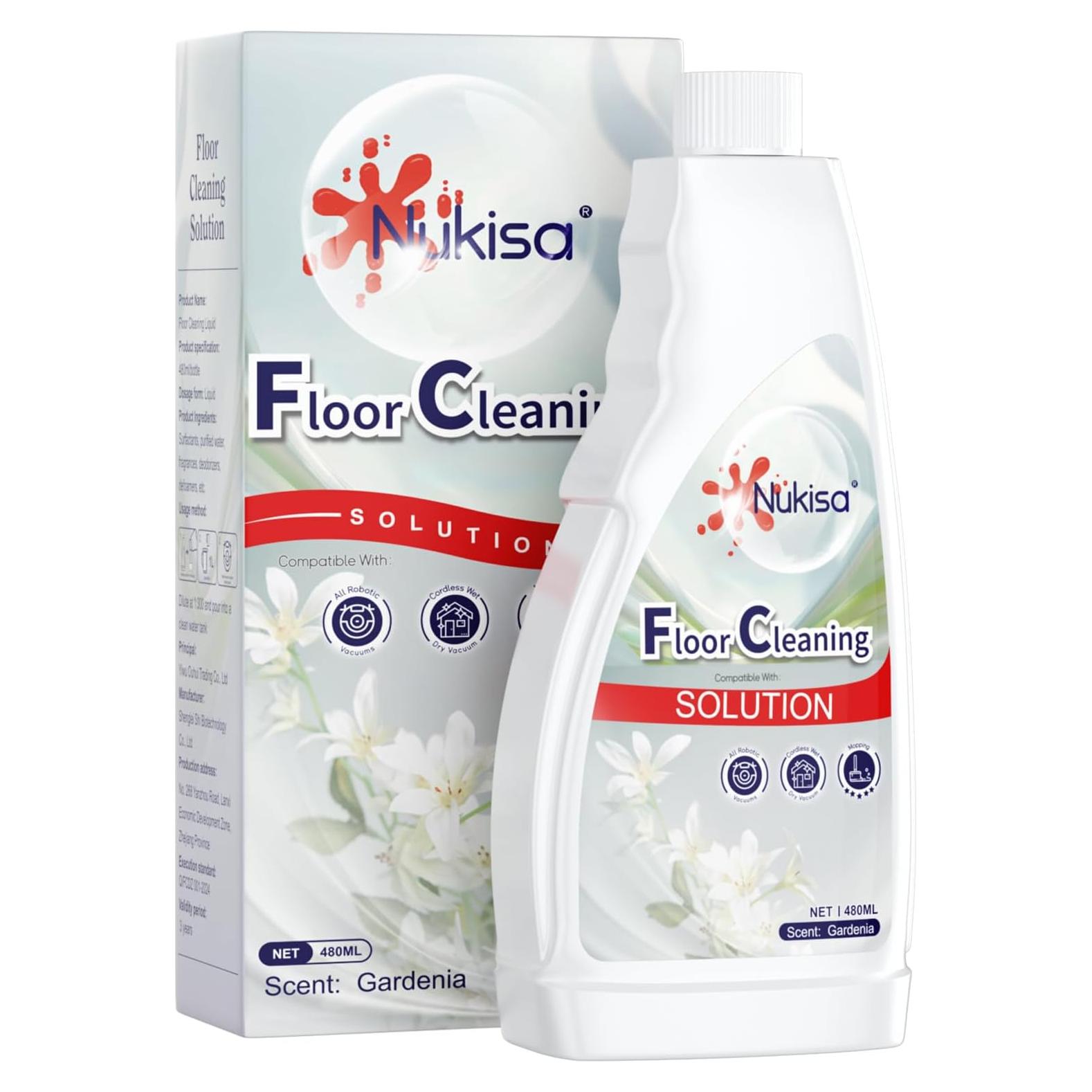 Solución de limpieza de pisos Nukisa 500ml aroma gardenia