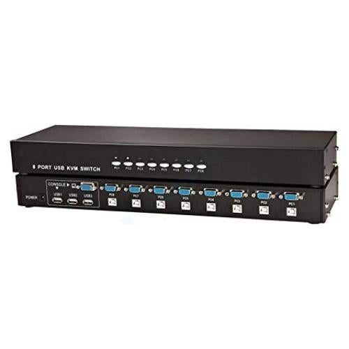 Conmutador KVM USB 8 Puertos axGear - Soporta 1920x1440