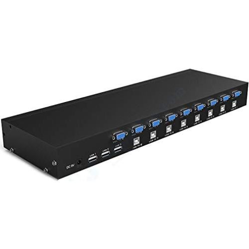Conmutador KVM USB 8 Puertos axGear - Soporta 1920x1440