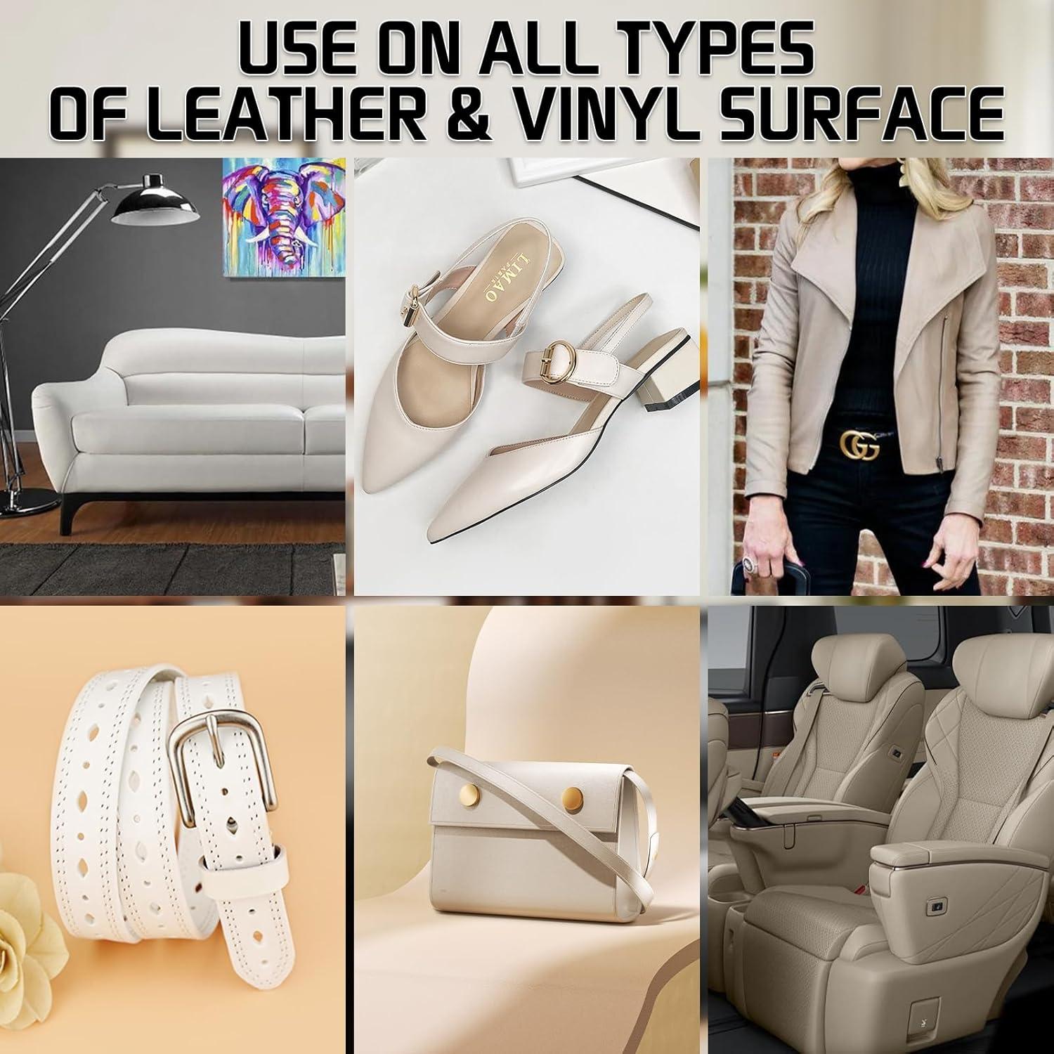 Kit de Reparación de Cuero Laxmorph - Crema, 181g, Muebles y Autos