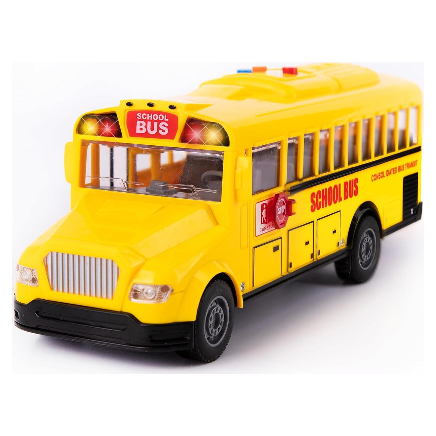 Juguete Autobús Escolar Amarillo ArtCreativity con Sonido y Luces