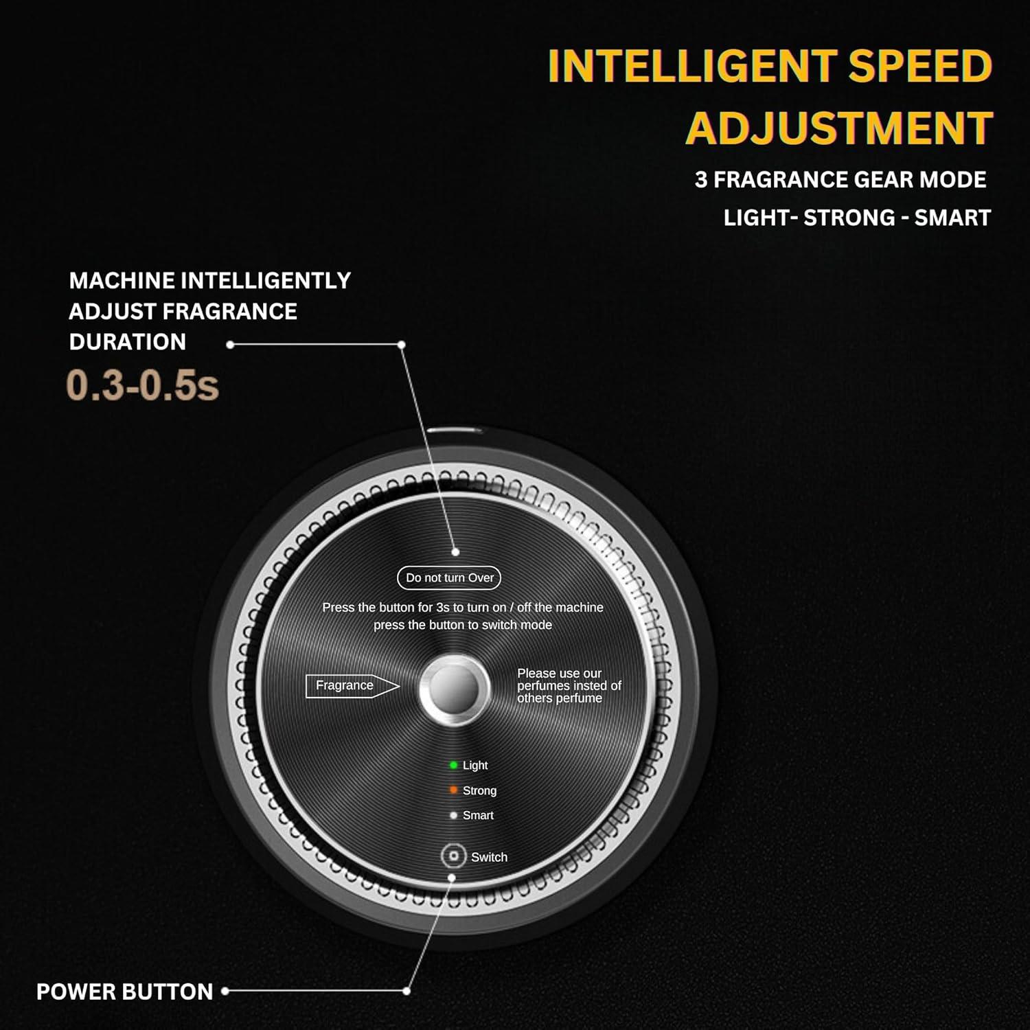 Difusor de Aromaterapia Inteligente Dive and Drive Negro