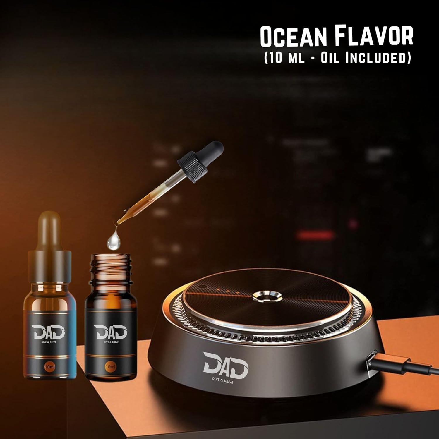 Difusor de Aromaterapia Inteligente Dive and Drive Negro