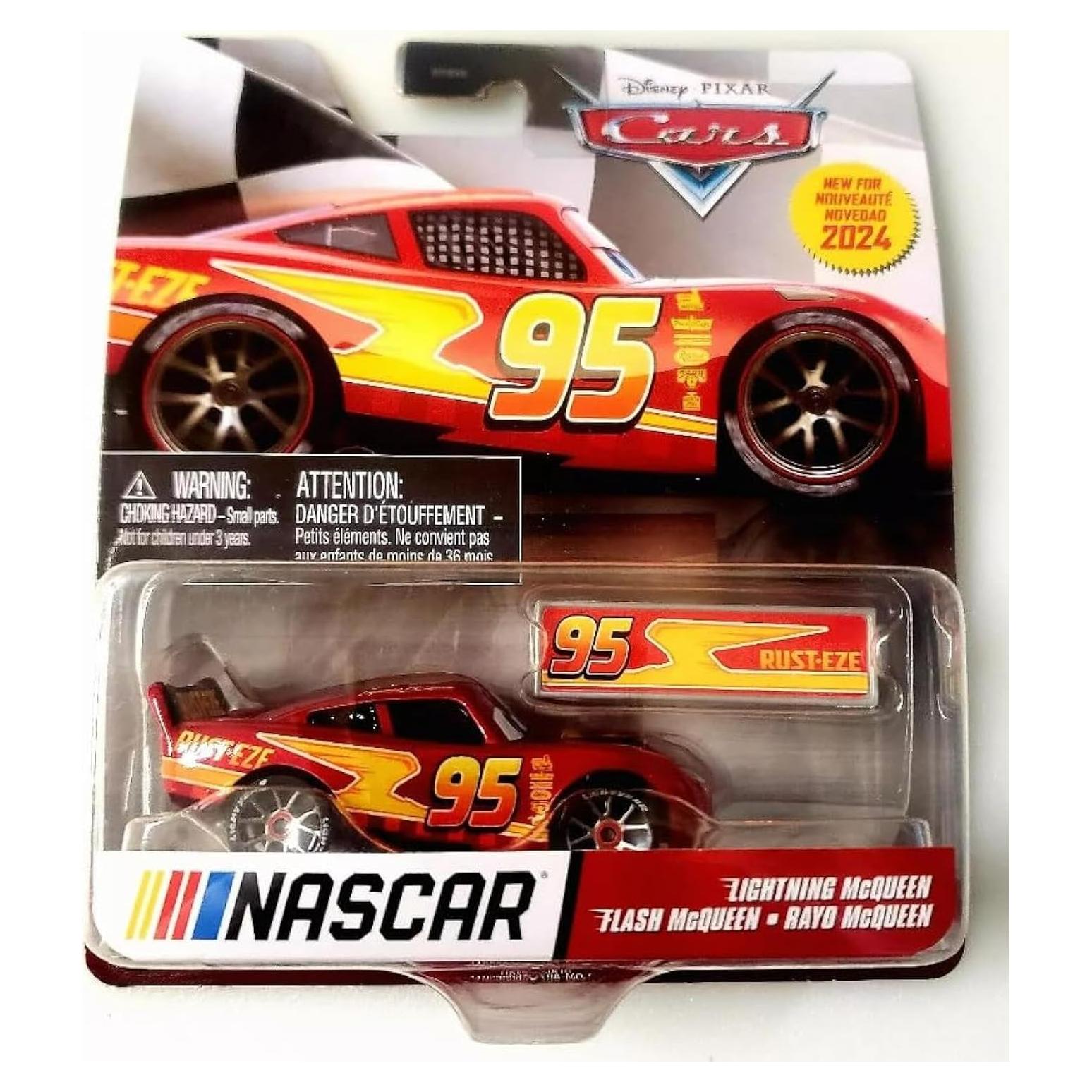 Coche de Metal Fundido Disney Cars Lightning McQueen 7.62 cm