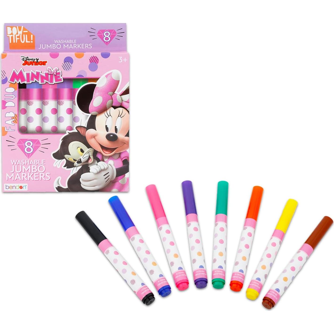Set de Colorear Disney Mickey y Minnie - 16 Piezas con Marcadores