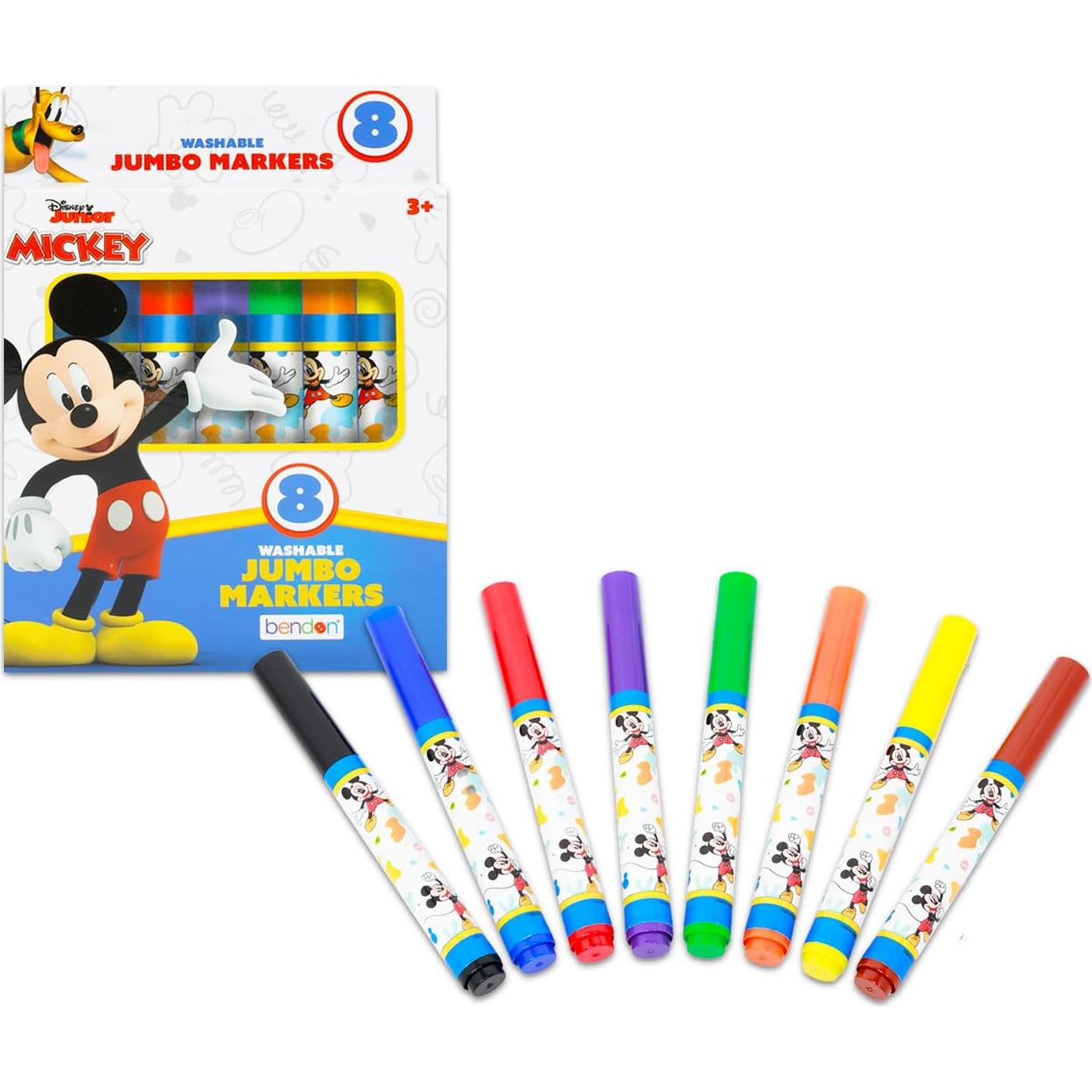 Set de Colorear Disney Mickey y Minnie - 16 Piezas con Marcadores