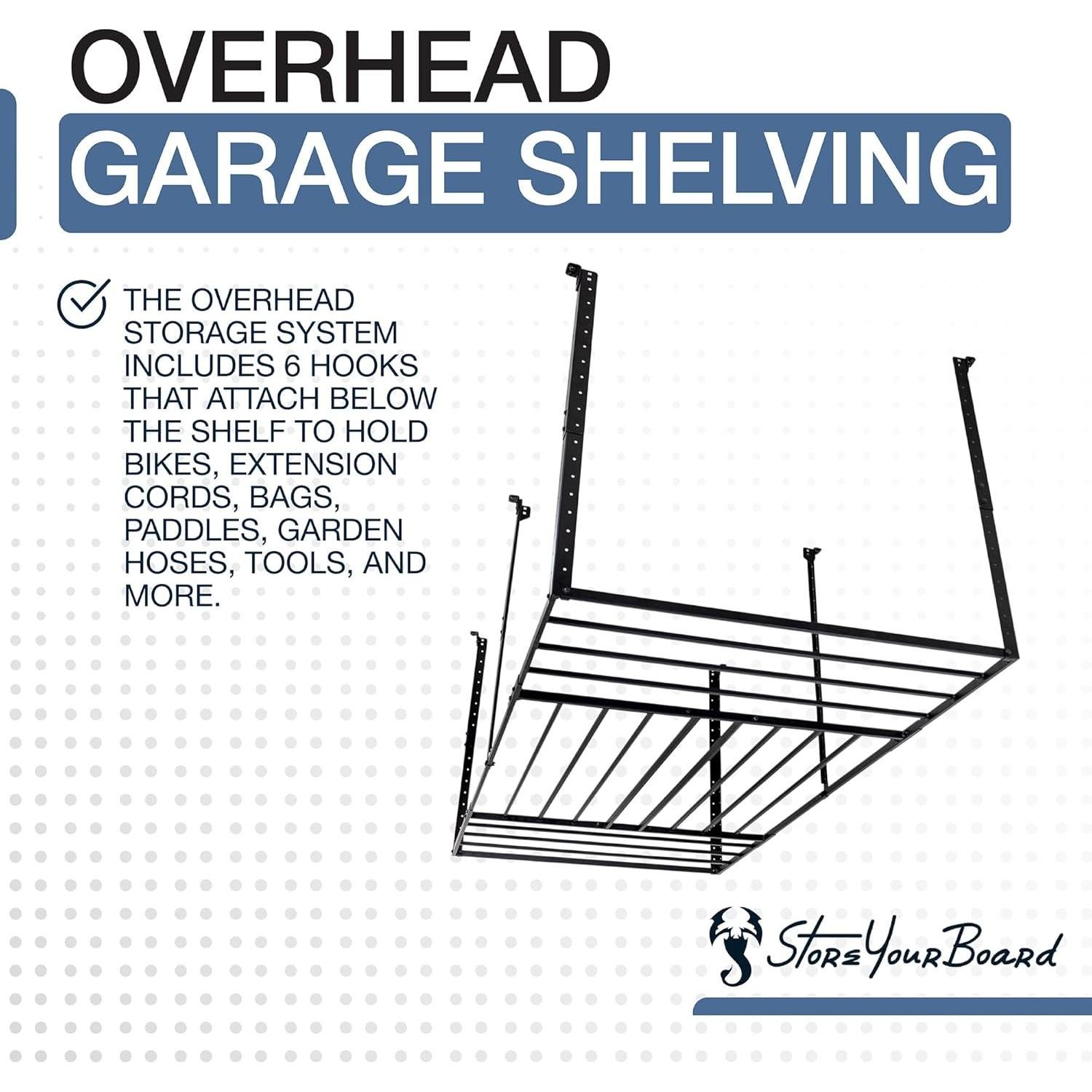 Estante de Techo StoreYourBoard 243.84x121.92 cm 317.5 kg