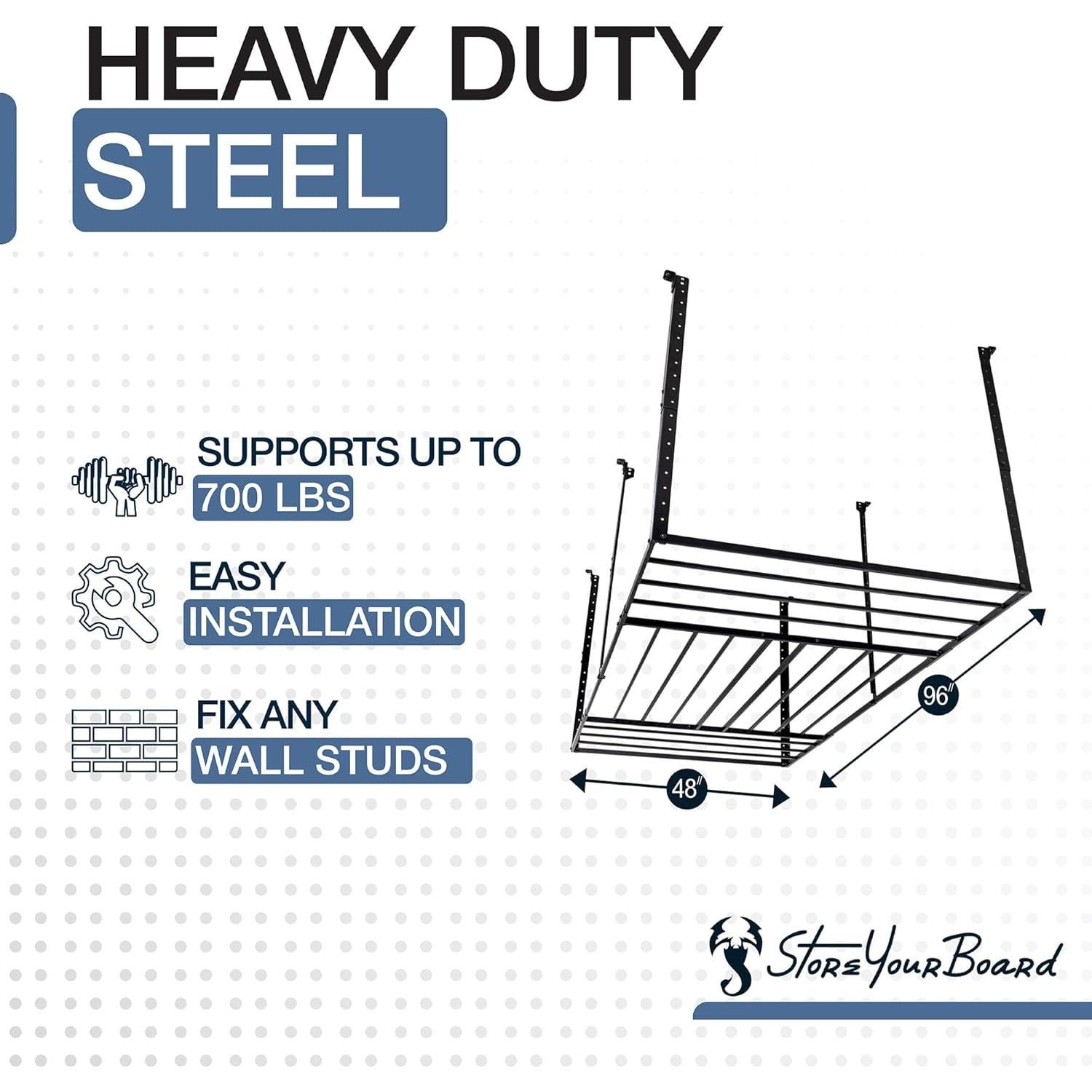 Estante de Techo StoreYourBoard 243.84x121.92 cm 317.5 kg