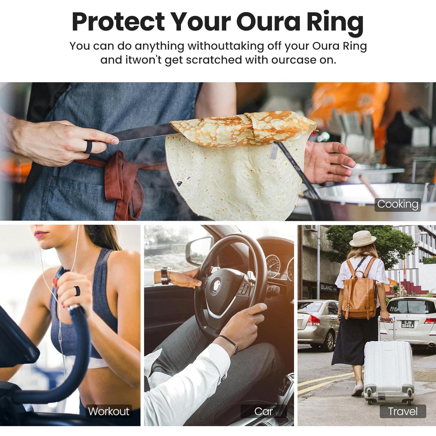 Cubierta de silicona para Oura Ring 4 y Gen3 - Tamaño S/M