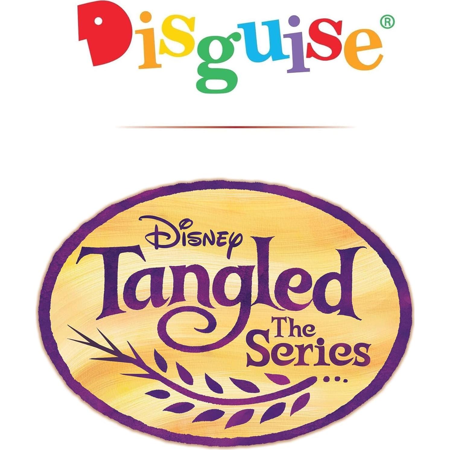 Peluca Deluxe Rapunzel Enredados Niñas 35.5 cm Flores