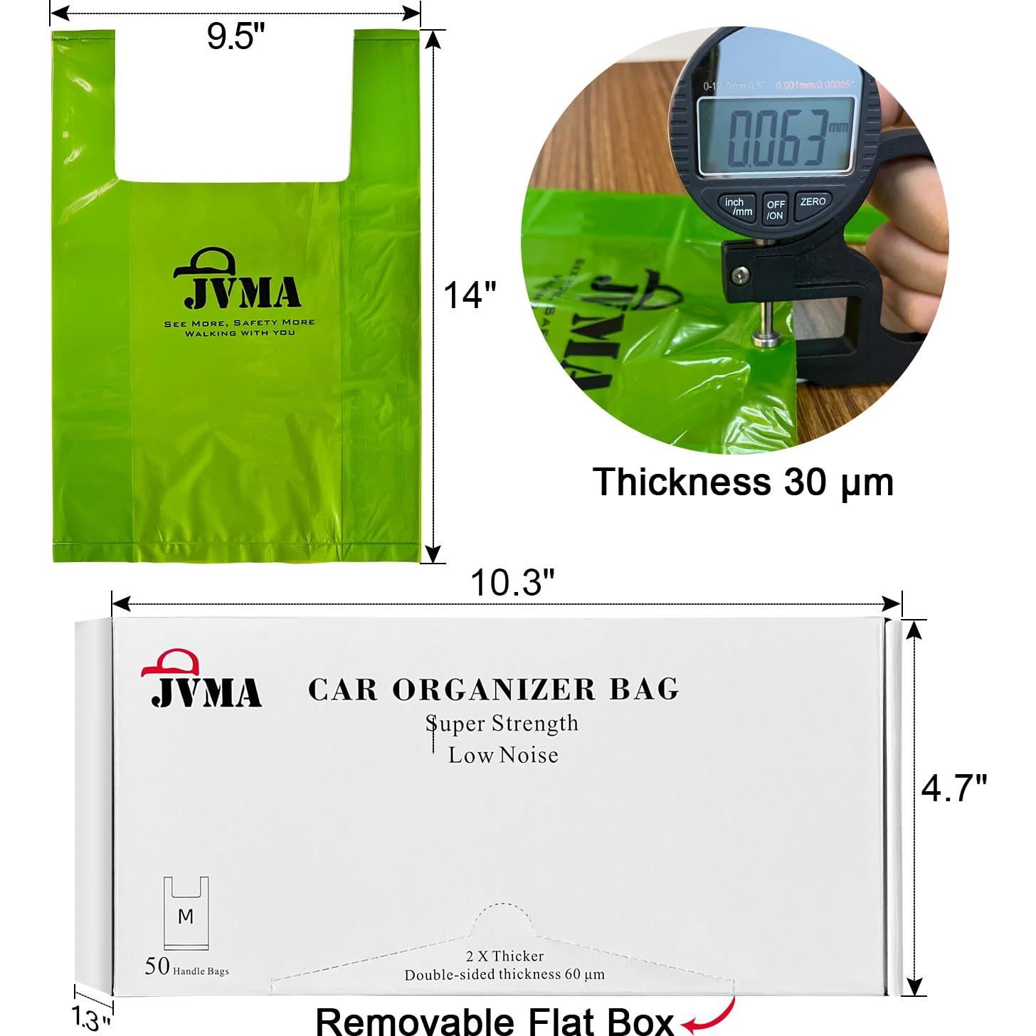 Bolsa de Basura para Auto JVMA - Impermeable y Resistente - 50 Unidades