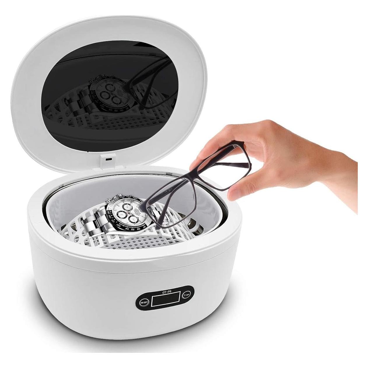 Limpiador Ultrasónico de Joyas GTSONIC 739 ml con Temporizador