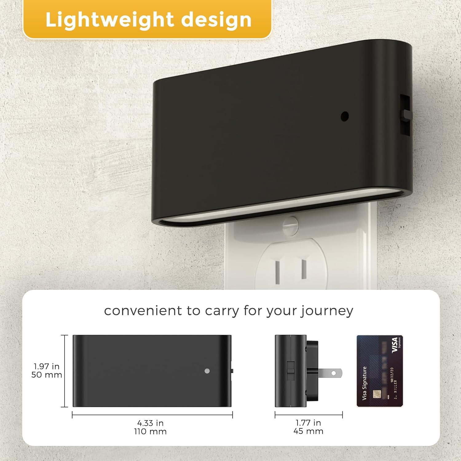 Luz Nocturna LED Regulable LOHAS 2 Paquete 3000K 0-100LM
