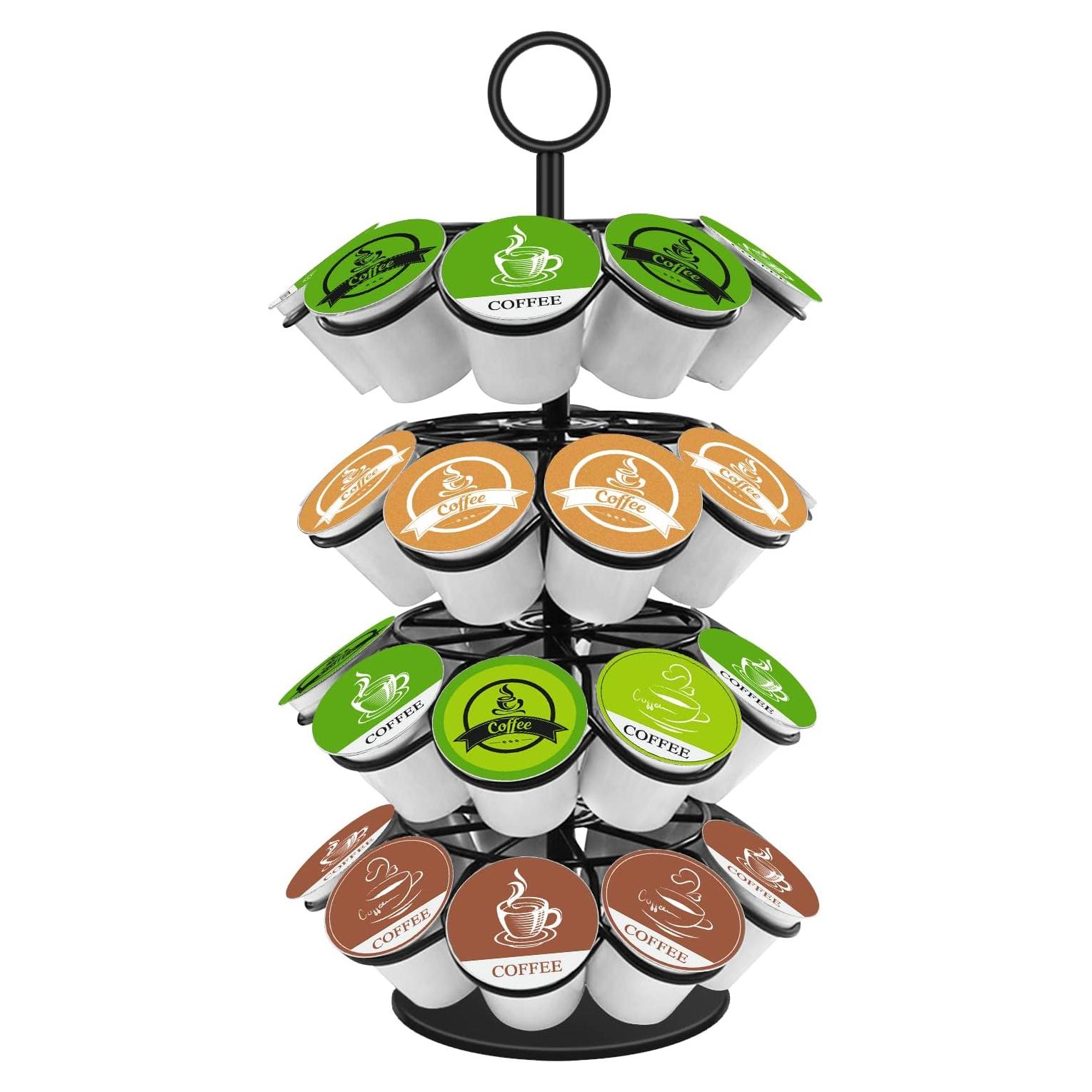 Soporte para cápsulas de café KIMIUP, 36 K-Cups, giratorio 360°