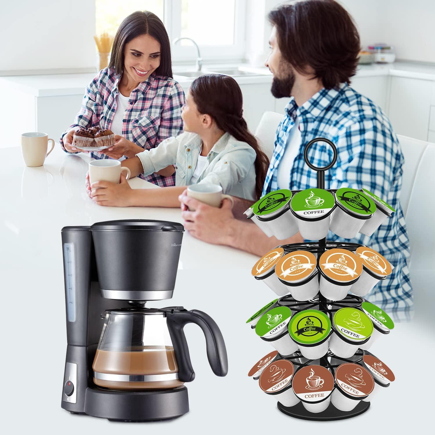 Soporte para cápsulas de café KIMIUP, 36 K-Cups, giratorio 360°