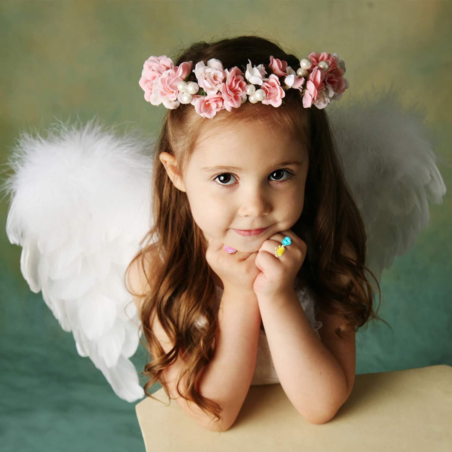 Set de 24 Anillos de Joyería Ajustables WATINC para Niñas