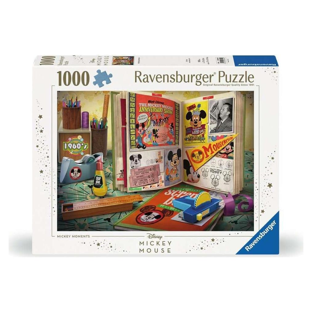 Rompecabezas Ravensburger 1000 Piezas Mickey 1960 - Relax y Diversión