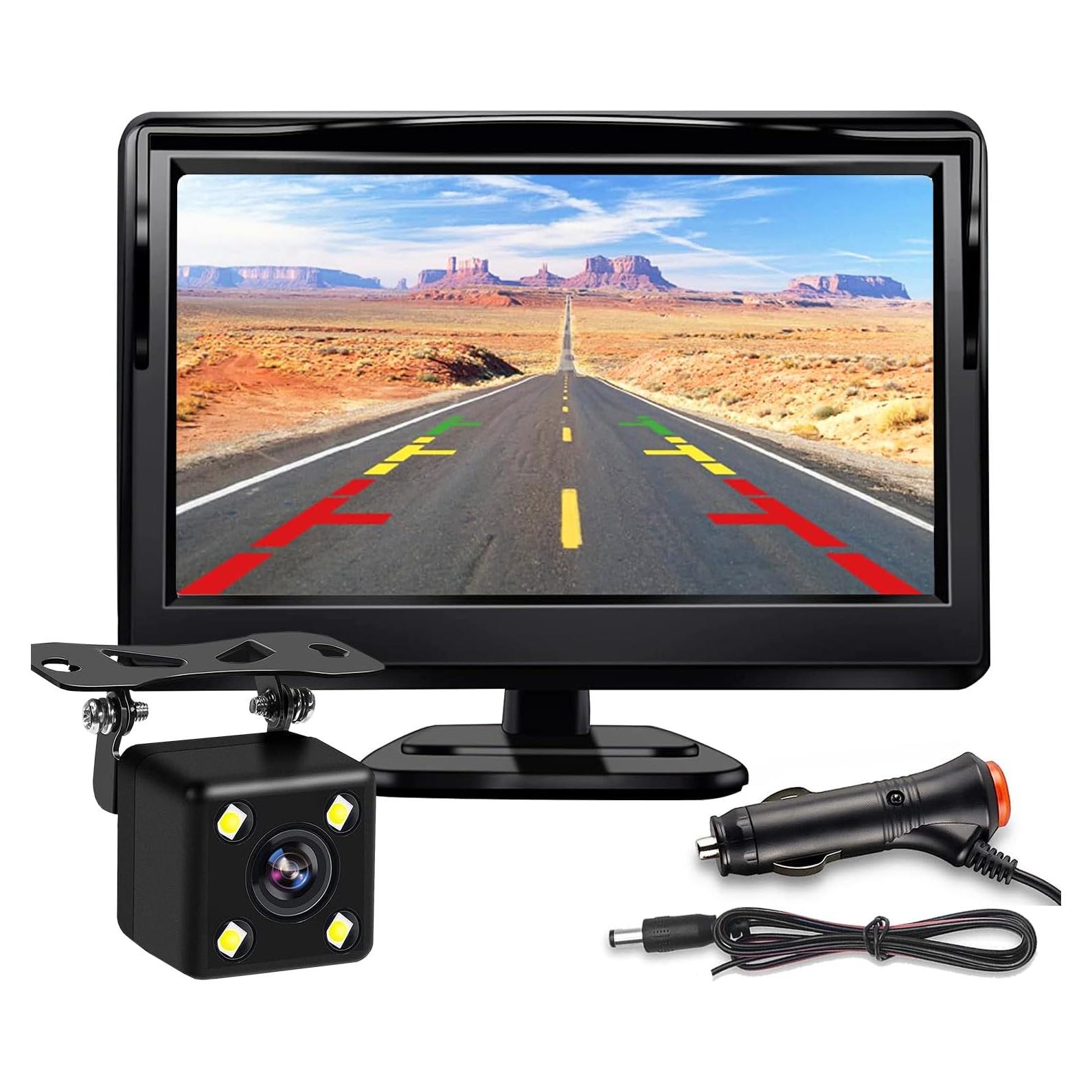 Cámara de Respaldo Kairiyard con Monitor LCD 5" HD 170°