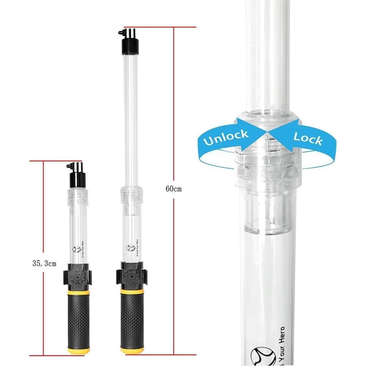 Palanca de Selfie Extensible Fantaseal 35-61 cm Antideslizante