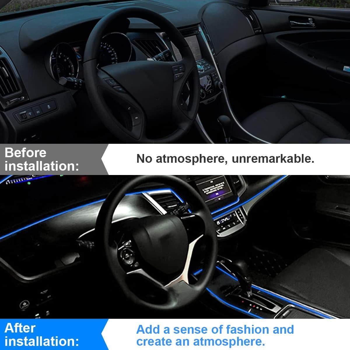 Tira de luces LED 3M USB HIPOPY Azul para automóviles