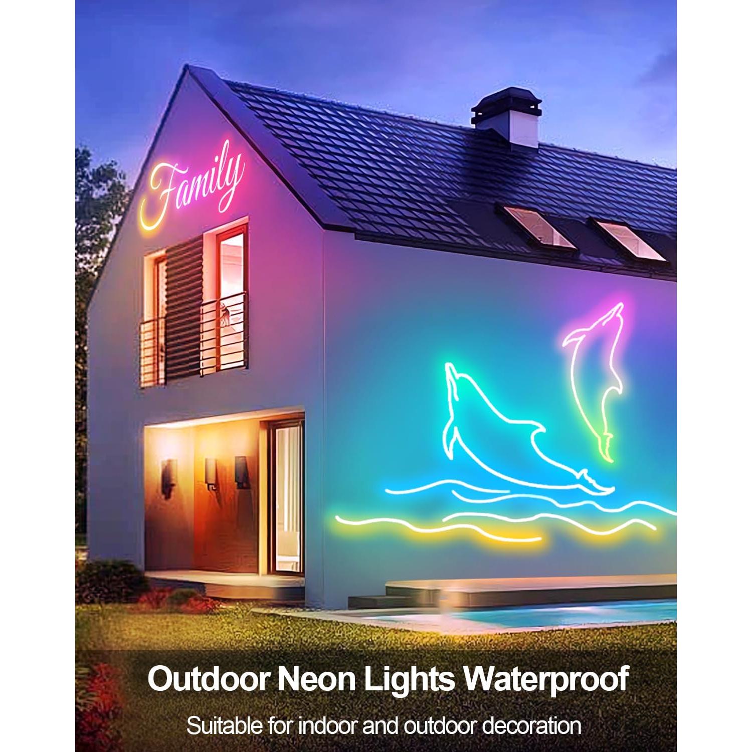 Luces de Cuerda LED Neón 5M Golden Bunny RGB Control APP