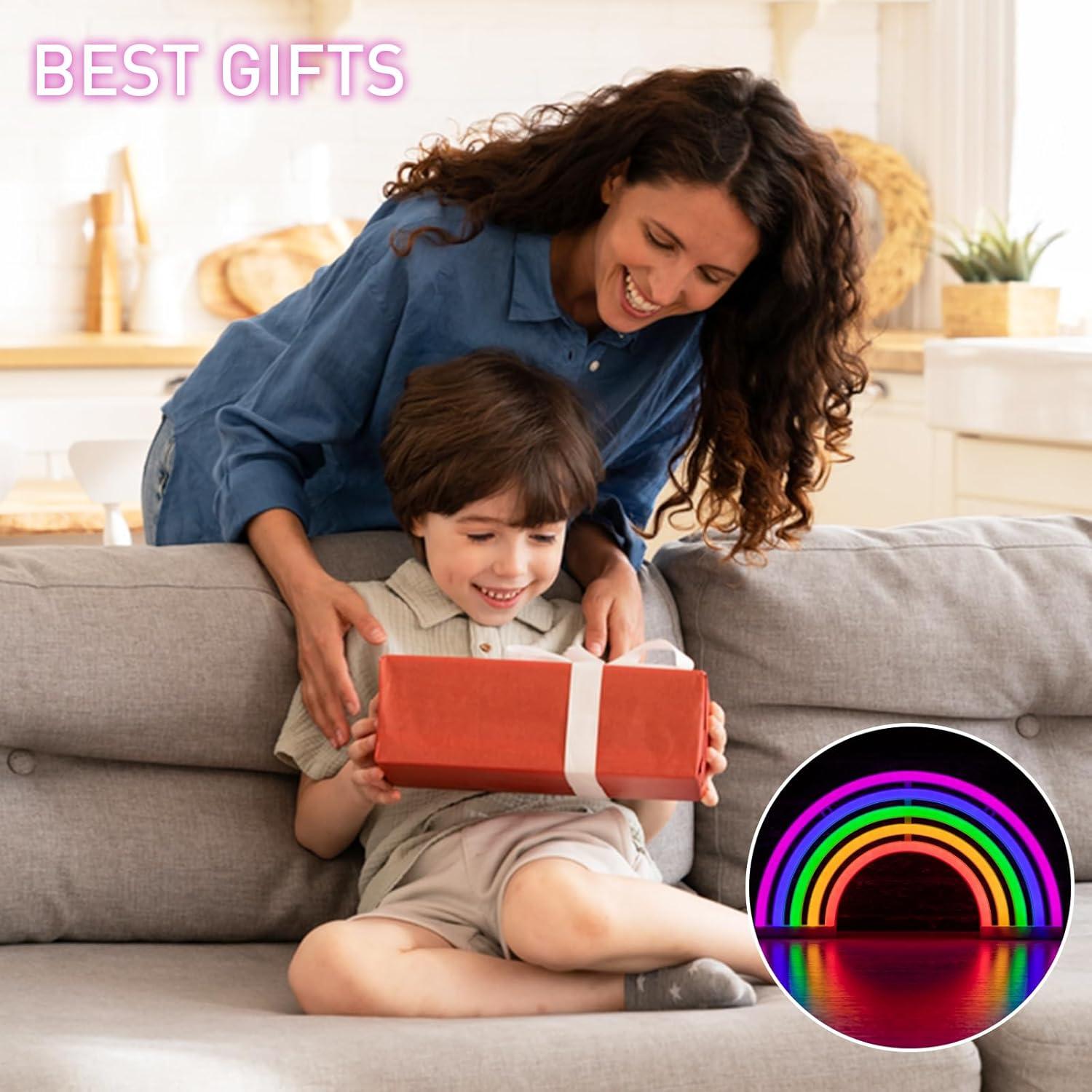 Luz de Neón Arcoíris XIYUNTE 30x16.5cm USB/Batería