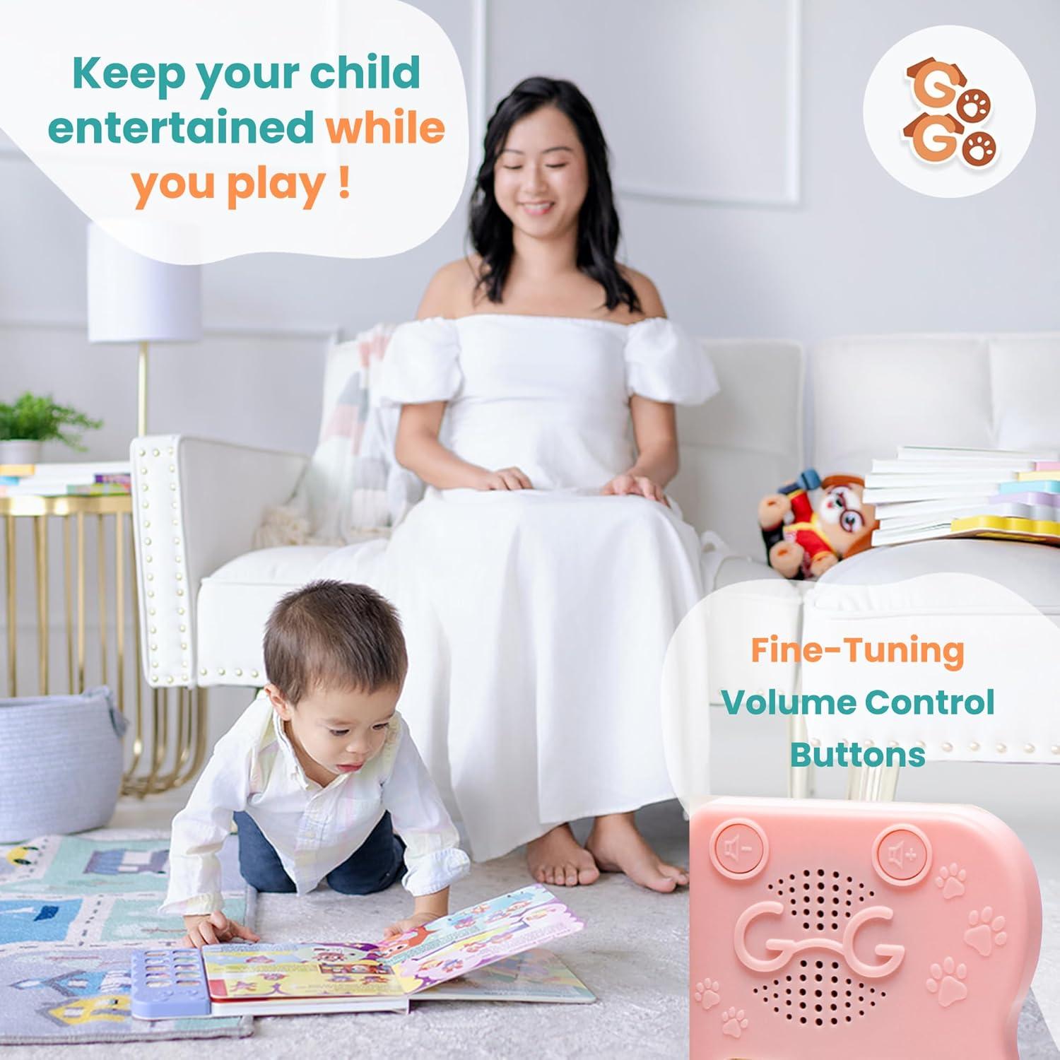 Libro Musical Bilingüe Go Go - 8 Canciones para Bebés 1-3 Años