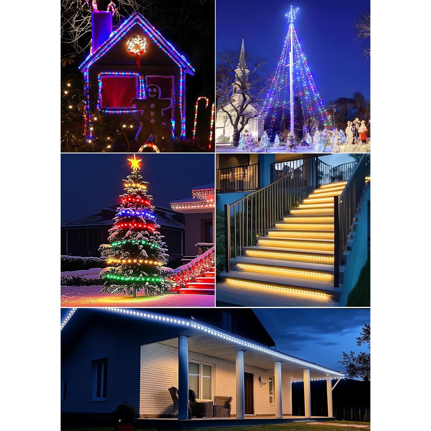 Luz de Cuerda LED GZBtech 5M RGBWW Impermeable IP65