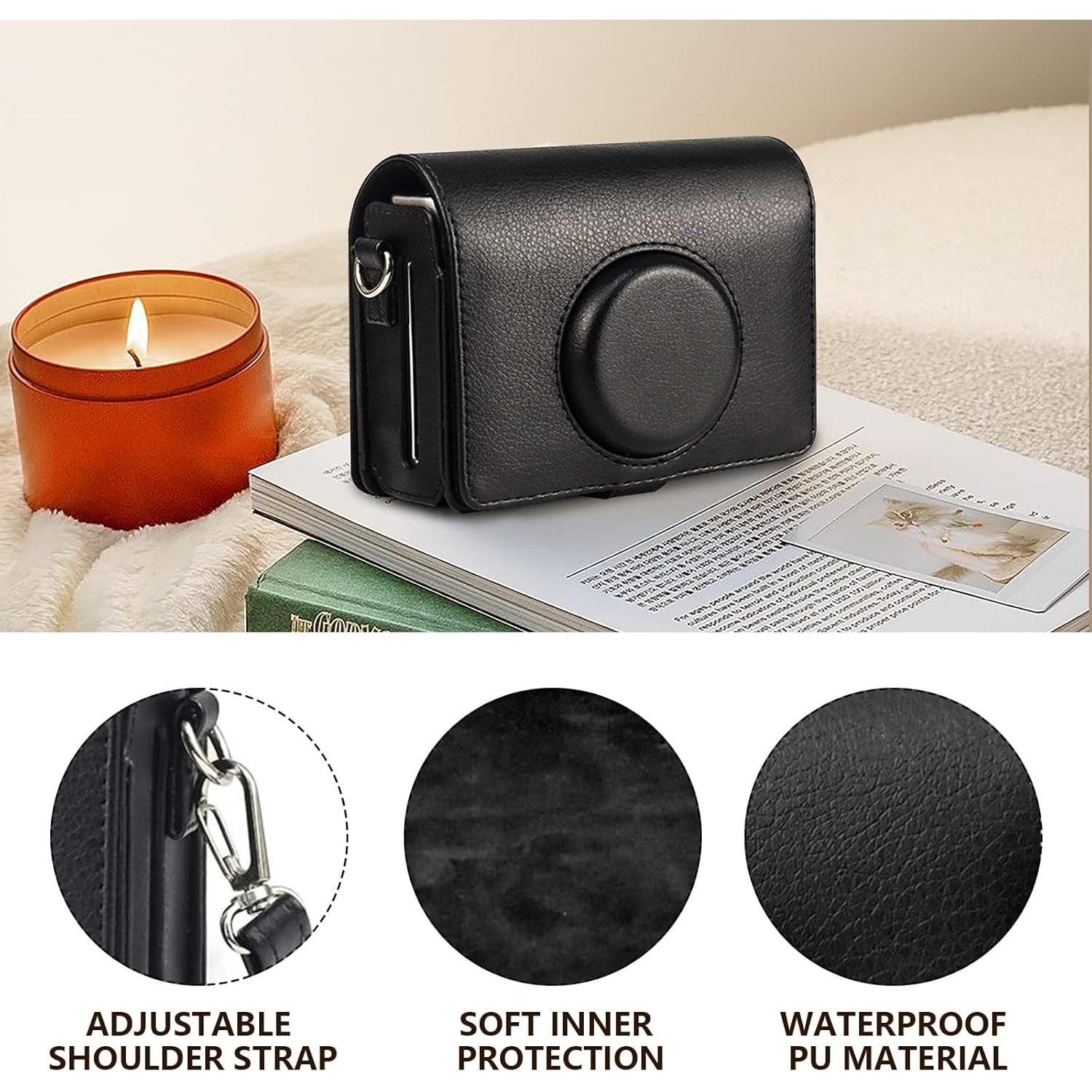 Funda para cámara Fujifilm Instax Mini Evo con accesorios