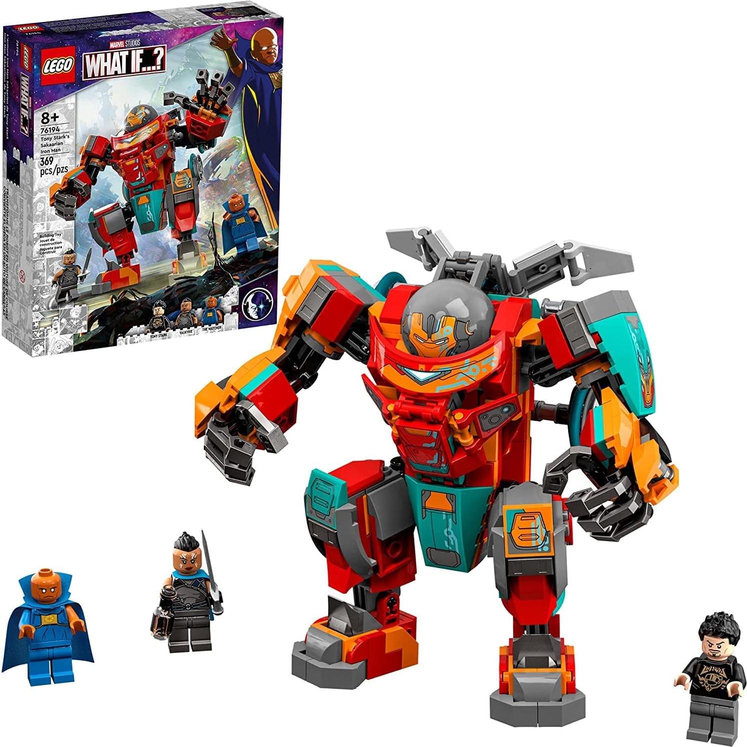 LEGO Marvel Iron Man Sakaariano 76194 - Kit de Construcción 369 Piezas