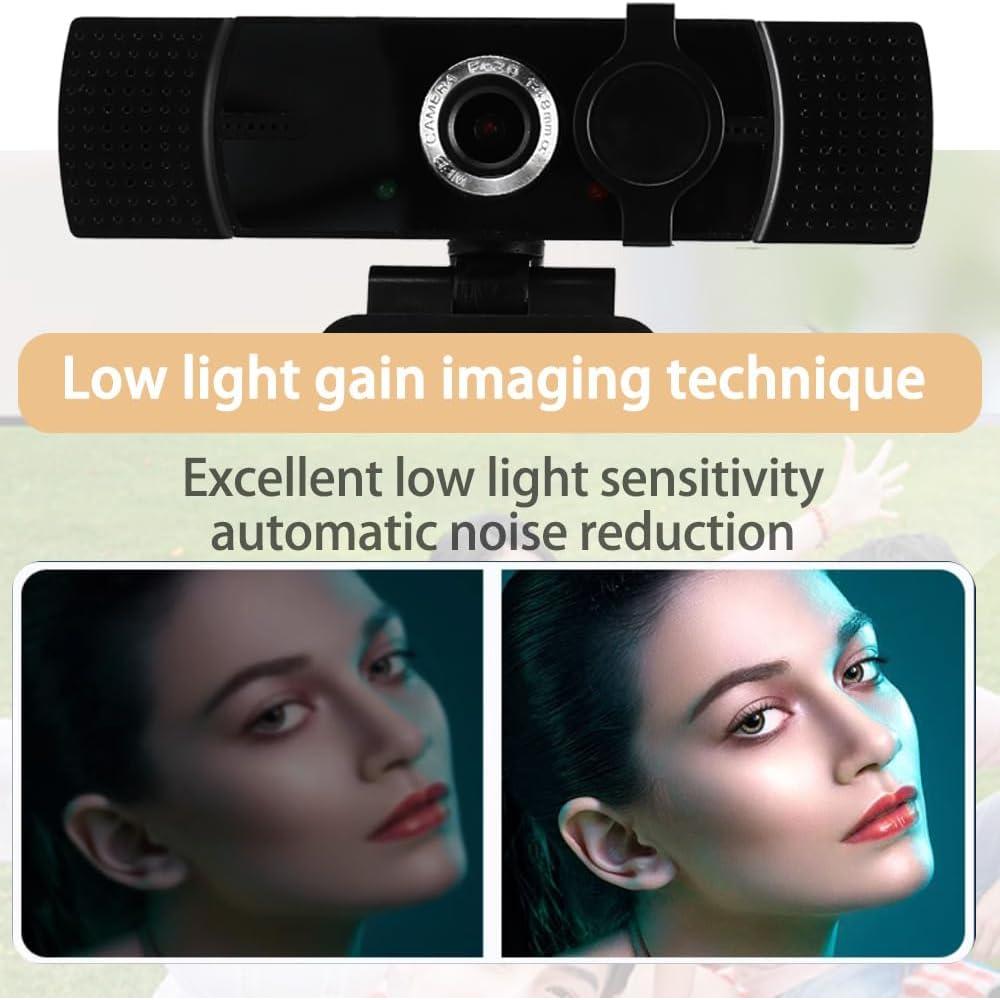 Cámara web Full HD 1080P WEISHIXIN con micrófono y USB