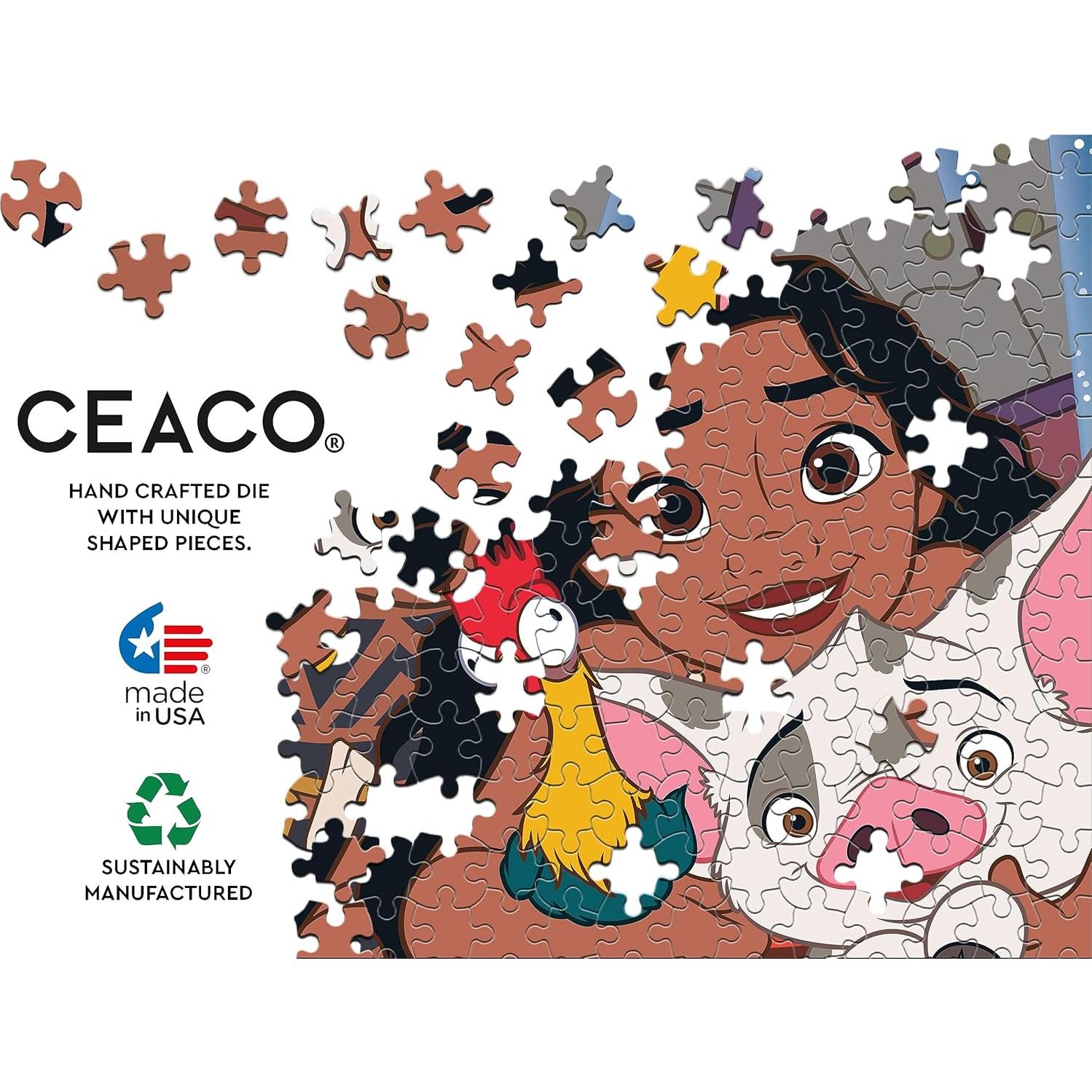 Rompecabezas Disney 100 Aniversario Moana Ceaco 200 Piezas