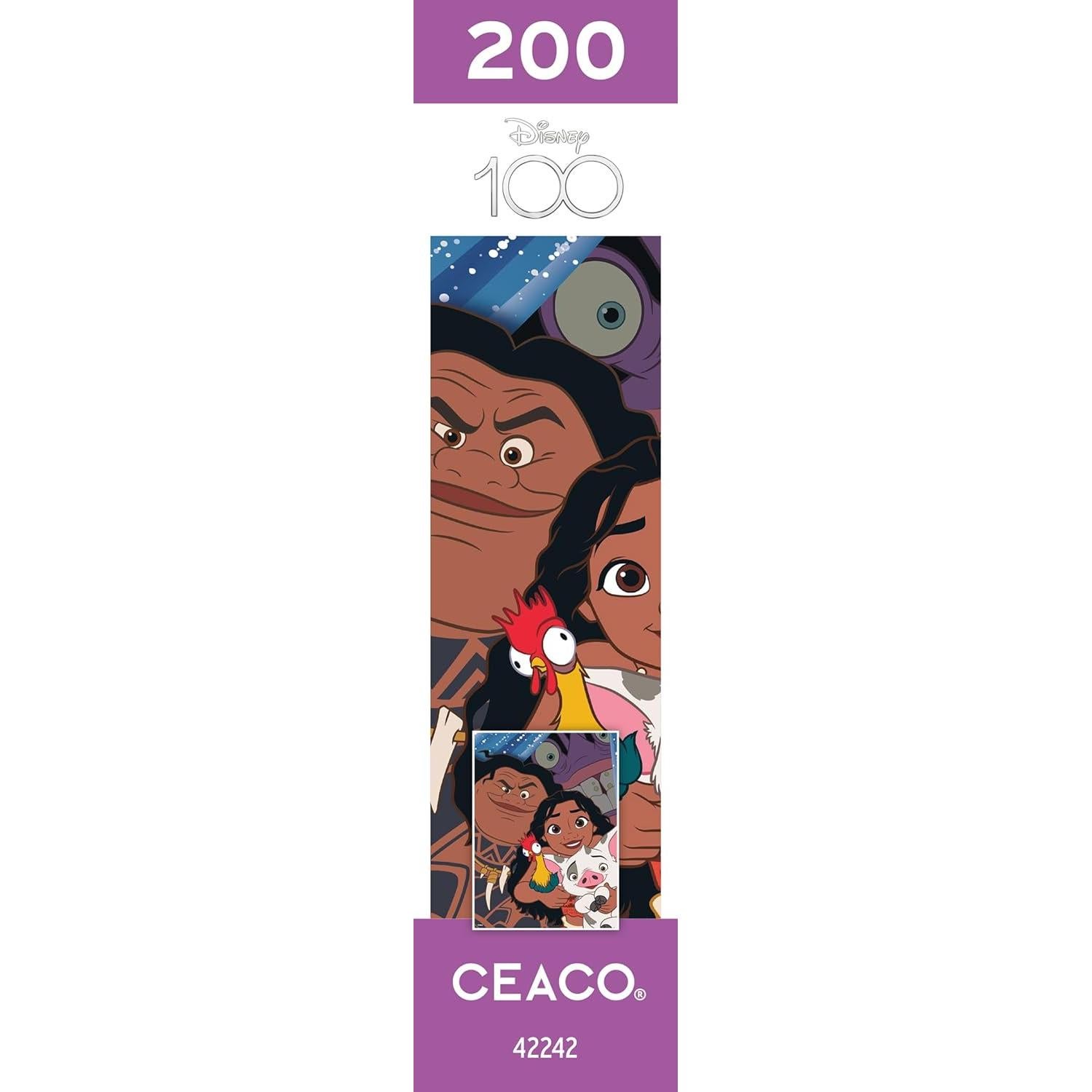 Rompecabezas Disney 100 Aniversario Moana Ceaco 200 Piezas