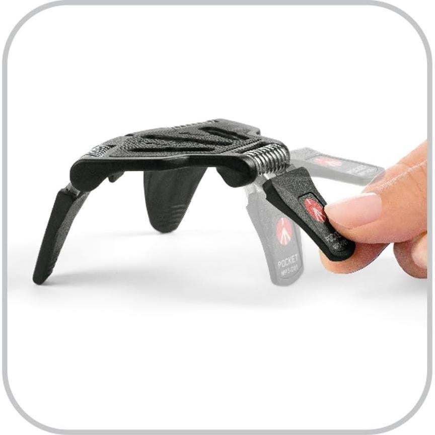 Soporte de bolsillo Manfrotto MP3-BK, carga 1.5 kg, negro