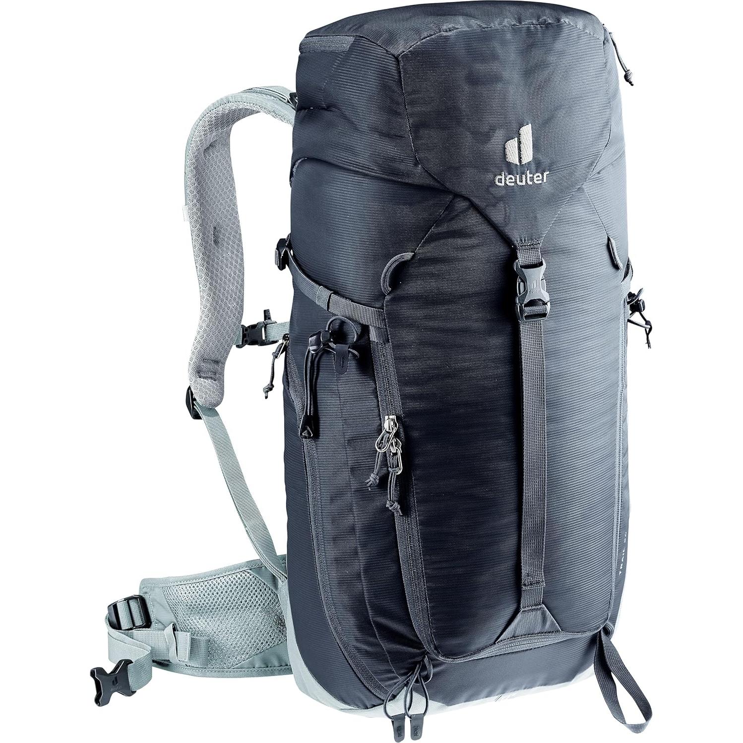 Mochila Deuter Trail 24L Negra para Montañismo y Escalada