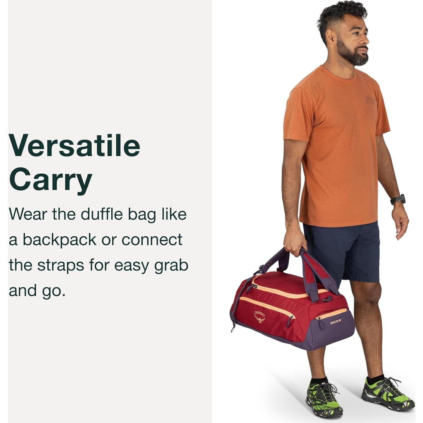 Bolsa de Duffel Osprey Daylight 30L Negra