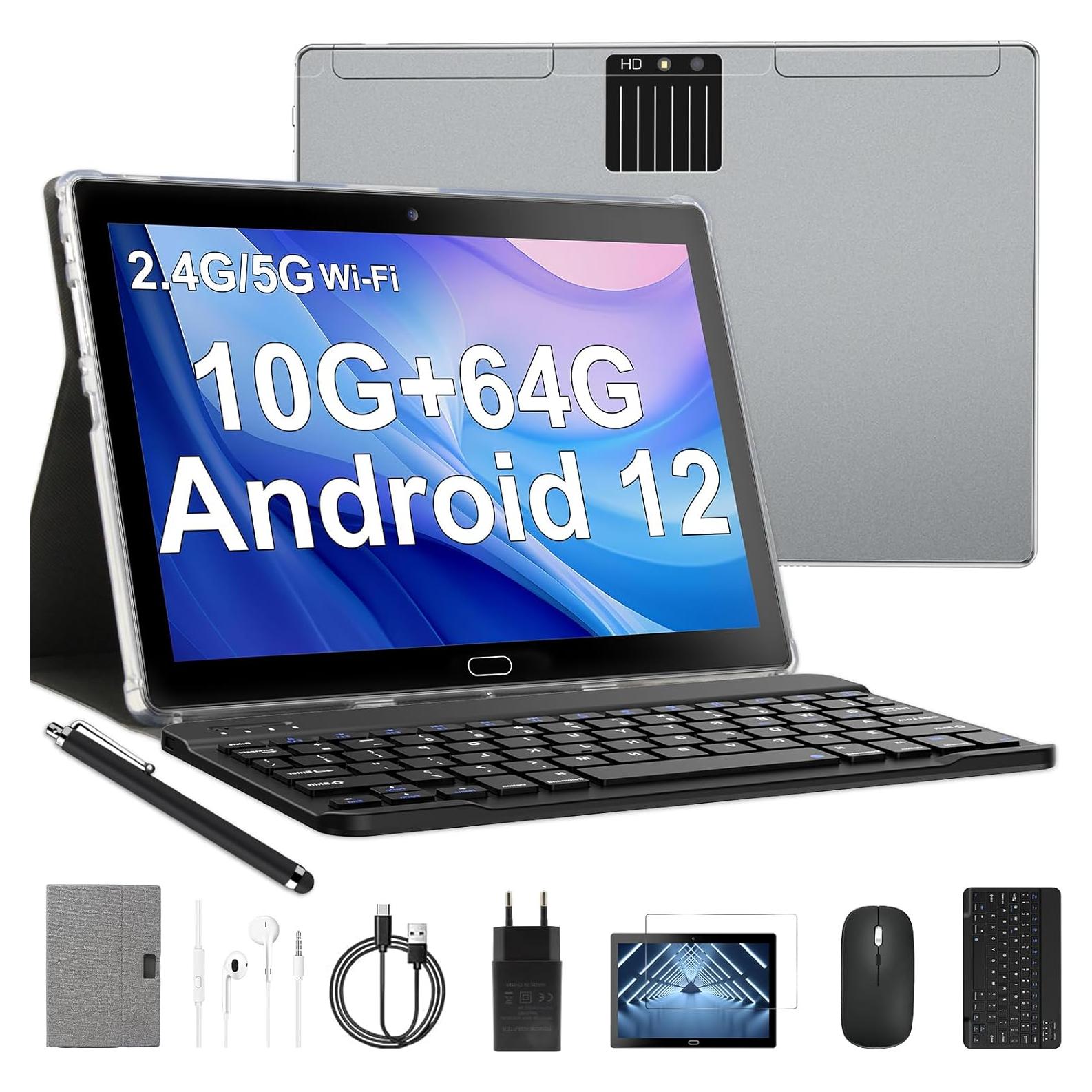 Tableta Semeakoko 10.1" Android 12, 10GB RAM, 64GB ROM