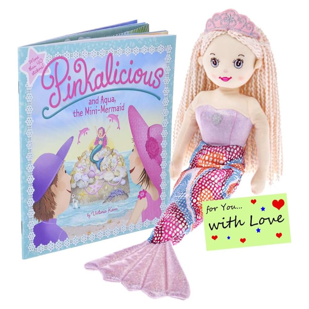 Muñeca Sirena Ganz Shimmer Cove Shelly con Libro y Stickers