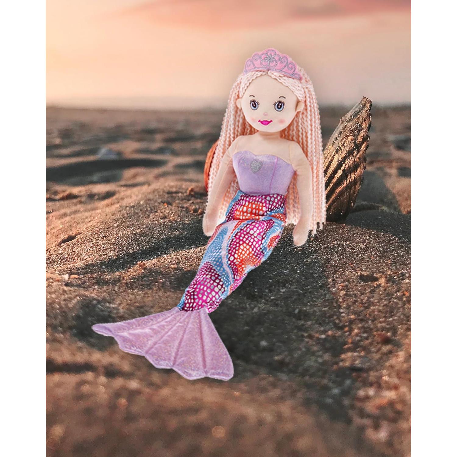 Muñeca Sirena Ganz Shimmer Cove Shelly con Libro y Stickers