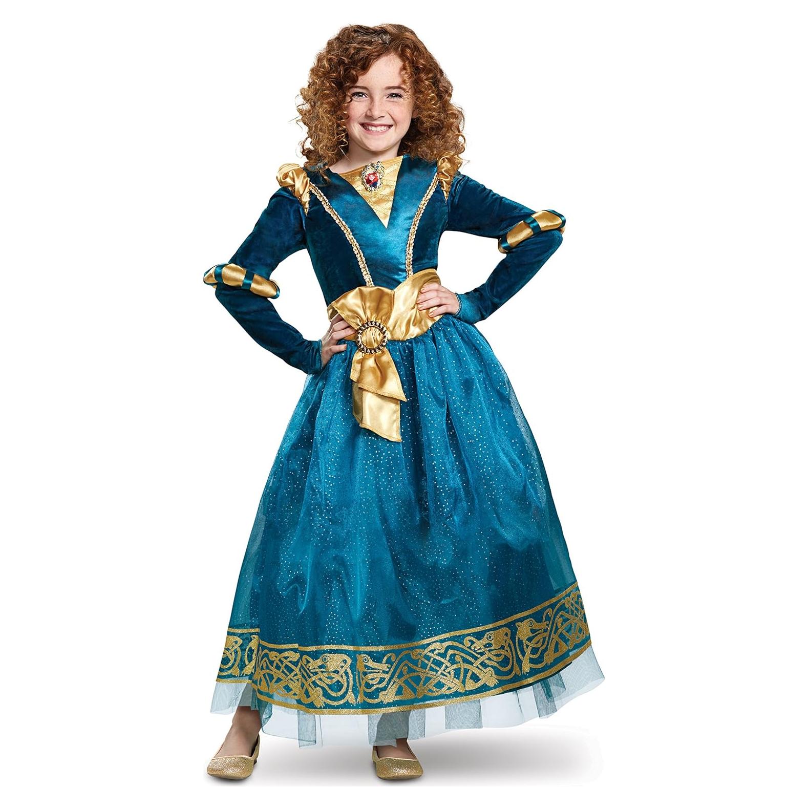 Disfraz Princesa Disney Merida Deluxe Verde 3T-4T